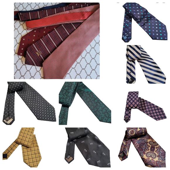 Necktie Bundle- 11 in total- good used condition - Picture 1 of 10